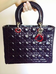 Сумка lady Dior б/у новая 